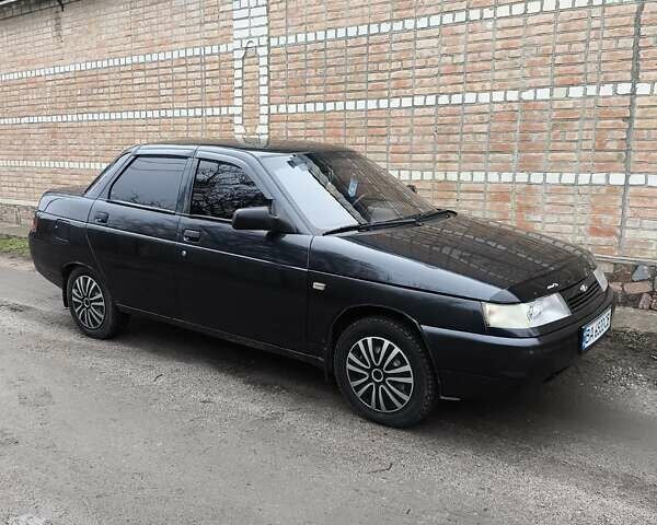 Черный ВАЗ 2110, объемом двигателя 1.6 л и пробегом 209 тыс. км за 2500 $, фото 1 на Automoto.ua