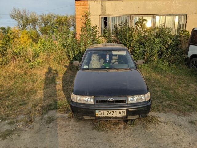 Чорний ВАЗ 2110, об'ємом двигуна 1.6 л та пробігом 182 тис. км за 897 $, фото 1 на Automoto.ua