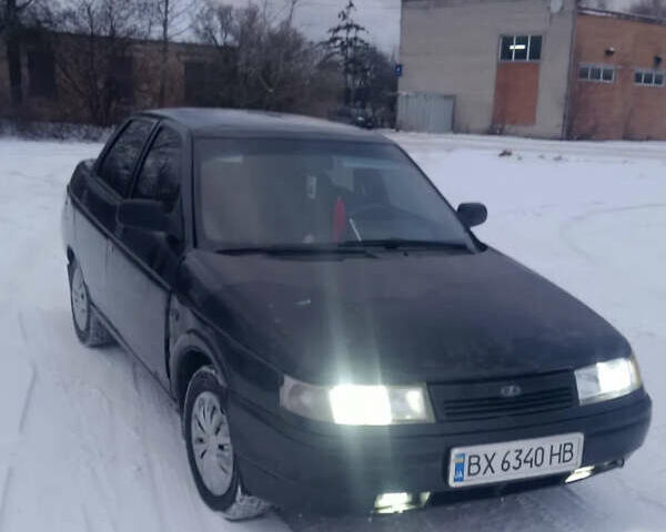 Черный ВАЗ 2110, объемом двигателя 1.6 л и пробегом 190 тыс. км за 1599 $, фото 1 на Automoto.ua