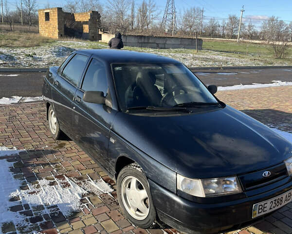 Черный ВАЗ 2110, объемом двигателя 1.6 л и пробегом 46 тыс. км за 2700 $, фото 1 на Automoto.ua
