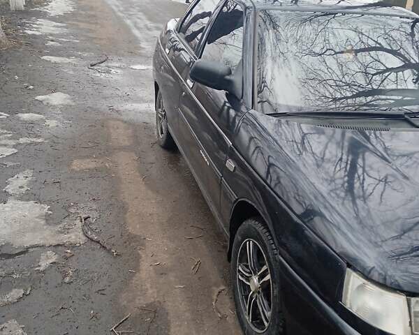 Черный ВАЗ 2110, объемом двигателя 1.6 л и пробегом 244 тыс. км за 2300 $, фото 1 на Automoto.ua