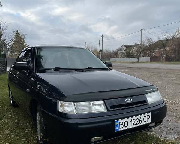 Черный ВАЗ 2110, объемом двигателя 1.6 л и пробегом 127 тыс. км за 2200 $, фото 1 на Automoto.ua