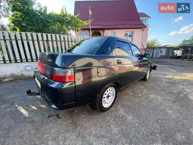 Черный ВАЗ 2110, объемом двигателя 1.6 л и пробегом 170 тыс. км за 2200 $, фото 1 на Automoto.ua