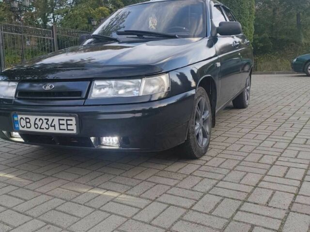 Чорний ВАЗ 2110, об'ємом двигуна 1.6 л та пробігом 280 тис. км за 1907 $, фото 1 на Automoto.ua