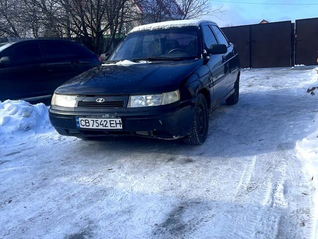 Черный ВАЗ 2110, объемом двигателя 1.6 л и пробегом 1370 тыс. км за 1750 $, фото 1 на Automoto.ua