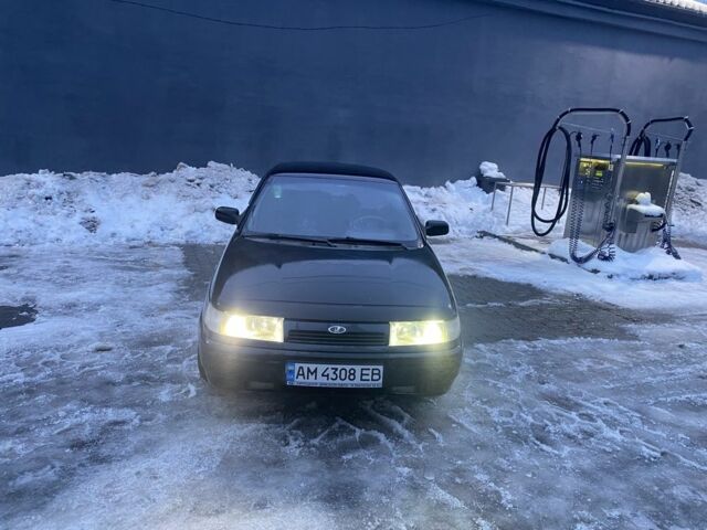 Черный ВАЗ 2110, объемом двигателя 1.6 л и пробегом 200 тыс. км за 1950 $, фото 1 на Automoto.ua