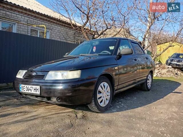 Черный ВАЗ 2110, объемом двигателя 1.6 л и пробегом 250 тыс. км за 1950 $, фото 1 на Automoto.ua