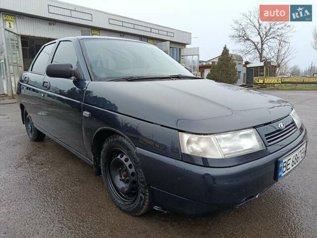 Черный ВАЗ 2110, объемом двигателя 1.6 л и пробегом 104 тыс. км за 3200 $, фото 1 на Automoto.ua