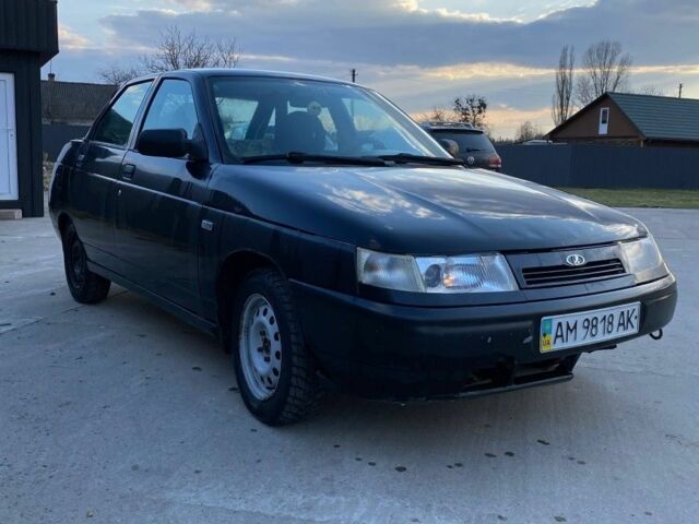 Чорний ВАЗ 2110, об'ємом двигуна 1.6 л та пробігом 320 тис. км за 880 $, фото 1 на Automoto.ua