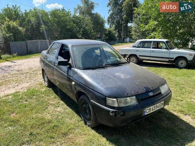 Чорний ВАЗ 2110, об'ємом двигуна 1.6 л та пробігом 200 тис. км за 1500 $, фото 1 на Automoto.ua