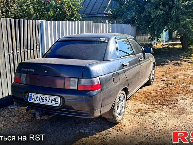 Черный ВАЗ 2110, объемом двигателя 1.6 л и пробегом 212 тыс. км за 1600 $, фото 1 на Automoto.ua