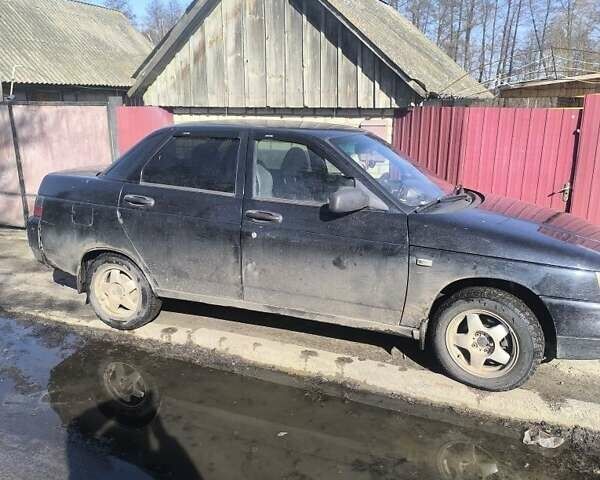 Черный ВАЗ 2110, объемом двигателя 1.6 л и пробегом 280 тыс. км за 2300 $, фото 1 на Automoto.ua