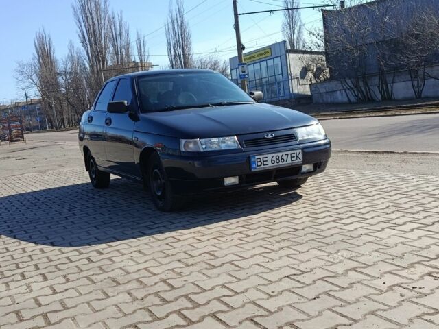 Черный ВАЗ 2110, объемом двигателя 1.6 л и пробегом 107 тыс. км за 3100 $, фото 1 на Automoto.ua