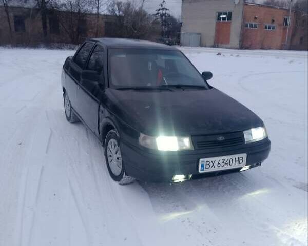 Чорний ВАЗ 2110, об'ємом двигуна 1.6 л та пробігом 212 тис. км за 1400 $, фото 1 на Automoto.ua