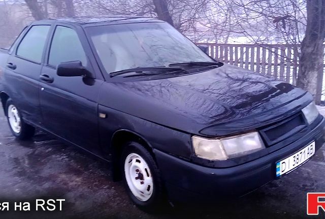 Черный ВАЗ 2110, объемом двигателя 1.6 л и пробегом 27300 тыс. км за 1800 $, фото 1 на Automoto.ua