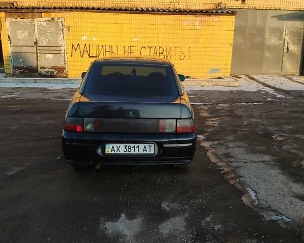 Чорний ВАЗ 2110, об'ємом двигуна 1.6 л та пробігом 308 тис. км за 2200 $, фото 1 на Automoto.ua