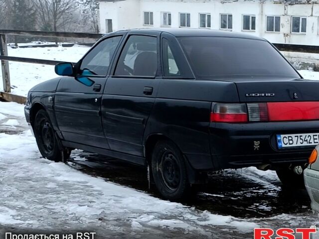 Черный ВАЗ 2110, объемом двигателя 1.6 л и пробегом 125 тыс. км за 2000 $, фото 1 на Automoto.ua
