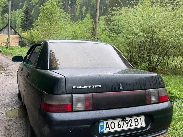 Черный ВАЗ 2110, объемом двигателя 1.6 л и пробегом 122 тыс. км за 1100 $, фото 1 на Automoto.ua