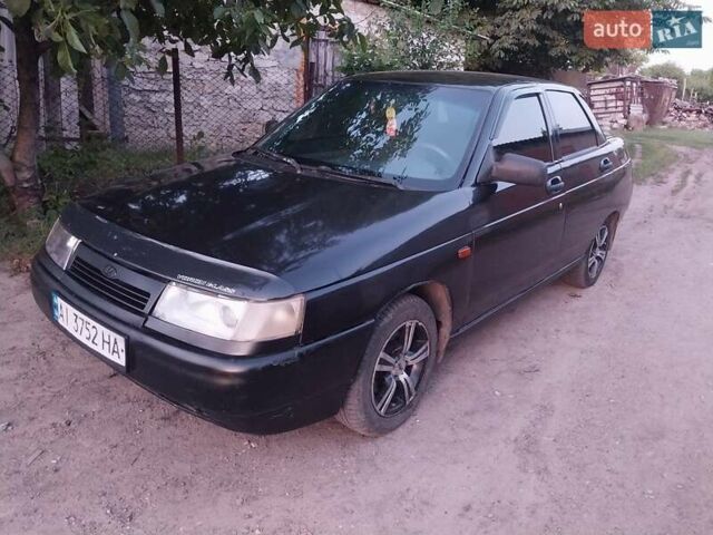 Черный ВАЗ 2110, объемом двигателя 1.6 л и пробегом 300 тыс. км за 1550 $, фото 1 на Automoto.ua