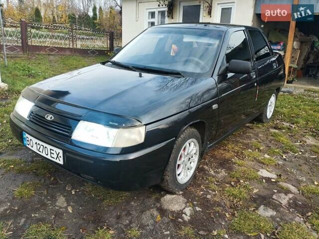 Чорний ВАЗ 2110, об'ємом двигуна 1.6 л та пробігом 208 тис. км за 2150 $, фото 1 на Automoto.ua