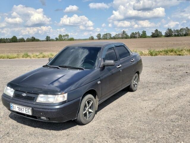 Черный ВАЗ 2110, объемом двигателя 1.6 л и пробегом 190 тыс. км за 2800 $, фото 1 на Automoto.ua