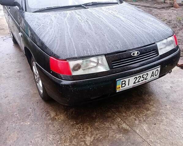 Черный ВАЗ 2110, объемом двигателя 1.5 л и пробегом 110 тыс. км за 1800 $, фото 1 на Automoto.ua