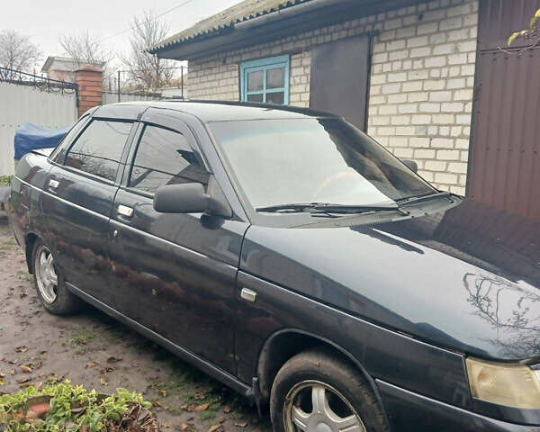 Черный ВАЗ 2110, объемом двигателя 1.6 л и пробегом 130 тыс. км за 1600 $, фото 1 на Automoto.ua
