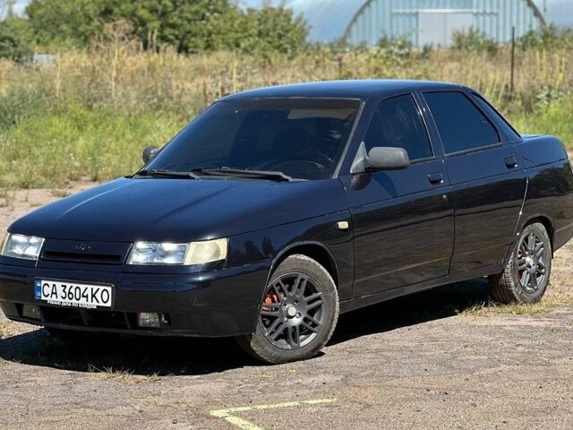 Черный ВАЗ 2110, объемом двигателя 1.6 л и пробегом 180 тыс. км за 2209 $, фото 1 на Automoto.ua