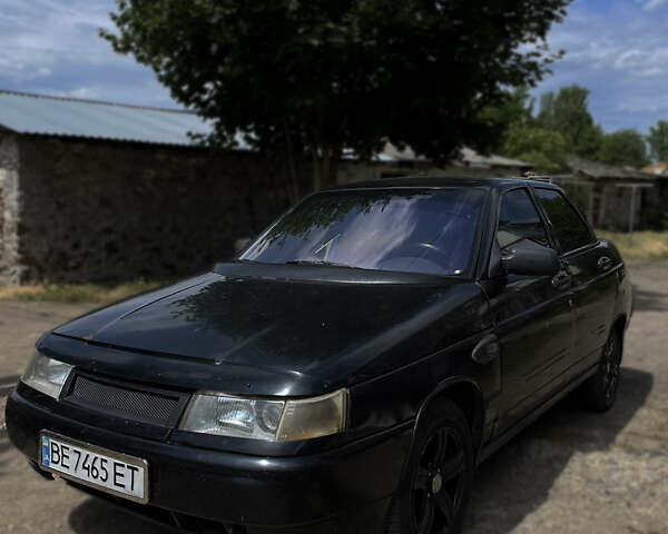 Черный ВАЗ 2110, объемом двигателя 1.6 л и пробегом 179 тыс. км за 2000 $, фото 1 на Automoto.ua