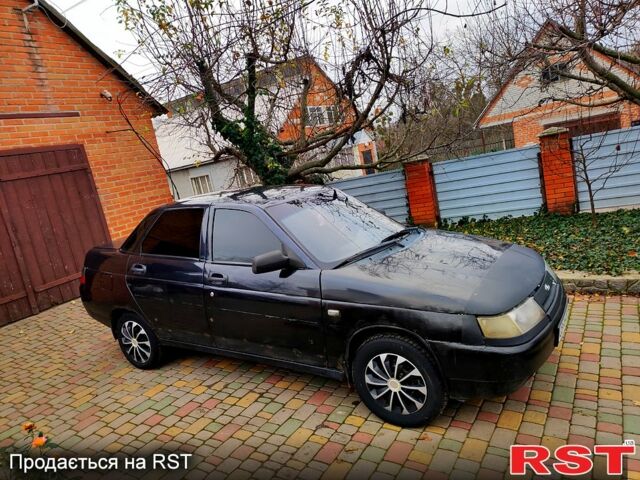 Черный ВАЗ 2110, объемом двигателя 1.6 л и пробегом 250 тыс. км за 1300 $, фото 1 на Automoto.ua