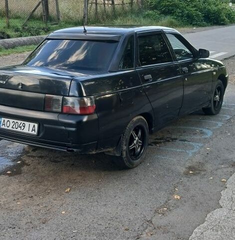 Черный ВАЗ 2110, объемом двигателя 1.6 л и пробегом 1 тыс. км за 1800 $, фото 1 на Automoto.ua