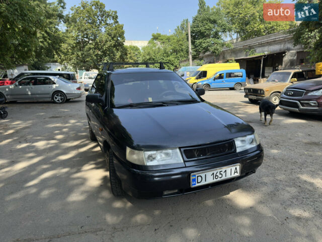 Черный ВАЗ 2110, объемом двигателя 1.6 л и пробегом 193 тыс. км за 1560 $, фото 1 на Automoto.ua