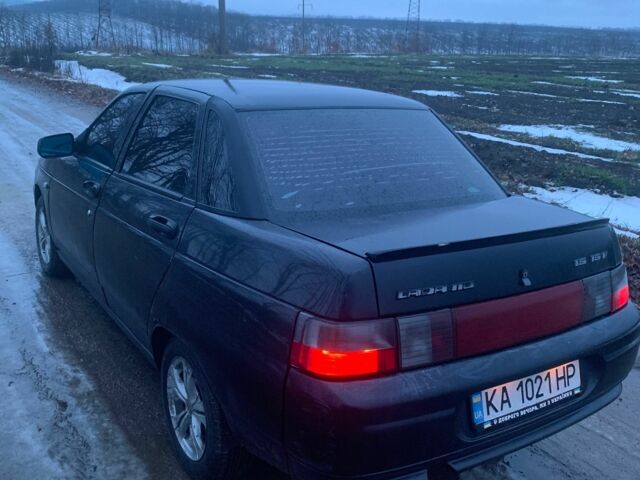 Чорний ВАЗ 2110, об'ємом двигуна 1.6 л та пробігом 200 тис. км за 1350 $, фото 1 на Automoto.ua