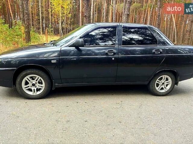 Черный ВАЗ 2110, объемом двигателя 1.6 л и пробегом 161 тыс. км за 3350 $, фото 1 на Automoto.ua