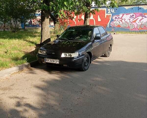 Черный ВАЗ 2110, объемом двигателя 1.6 л и пробегом 274 тыс. км за 3000 $, фото 1 на Automoto.ua