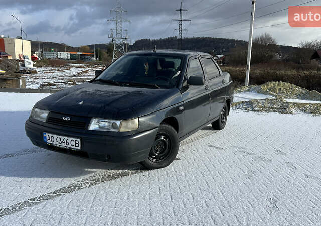 Черный ВАЗ 2110, объемом двигателя 1.6 л и пробегом 128 тыс. км за 1450 $, фото 1 на Automoto.ua