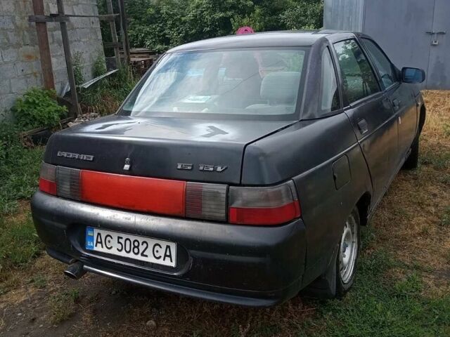 Черный ВАЗ 2110, объемом двигателя 1.6 л и пробегом 120 тыс. км за 700 $, фото 1 на Automoto.ua