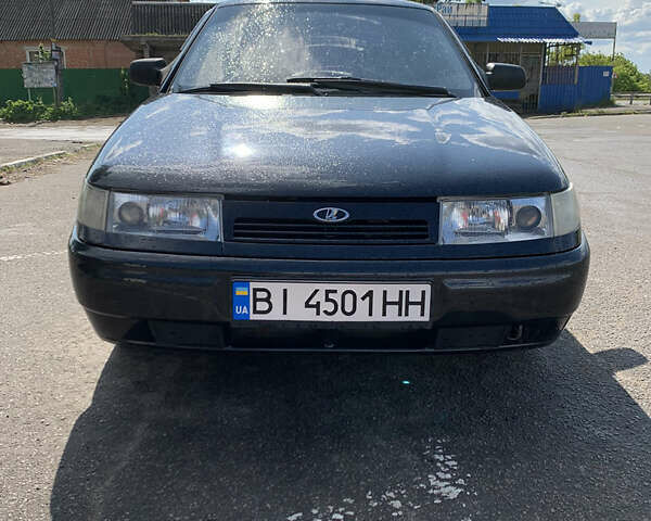Черный ВАЗ 2110, объемом двигателя 1.6 л и пробегом 230 тыс. км за 2600 $, фото 1 на Automoto.ua