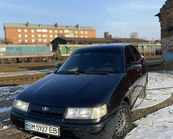 Черный ВАЗ 2110, объемом двигателя 1.6 л и пробегом 220 тыс. км за 2650 $, фото 1 на Automoto.ua