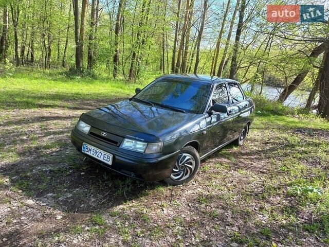 Черный ВАЗ 2110, объемом двигателя 1.6 л и пробегом 167 тыс. км за 1850 $, фото 1 на Automoto.ua