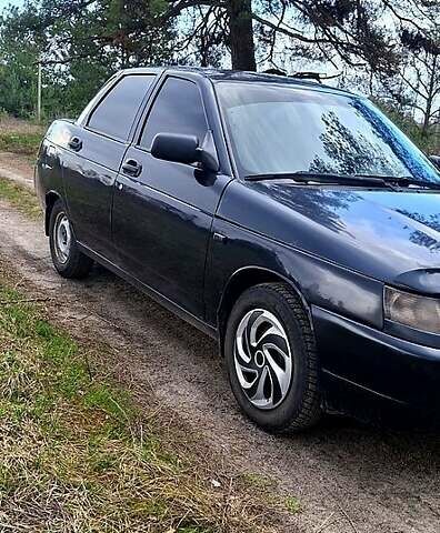 Черный ВАЗ 2110, объемом двигателя 1.6 л и пробегом 253 тыс. км за 2000 $, фото 1 на Automoto.ua