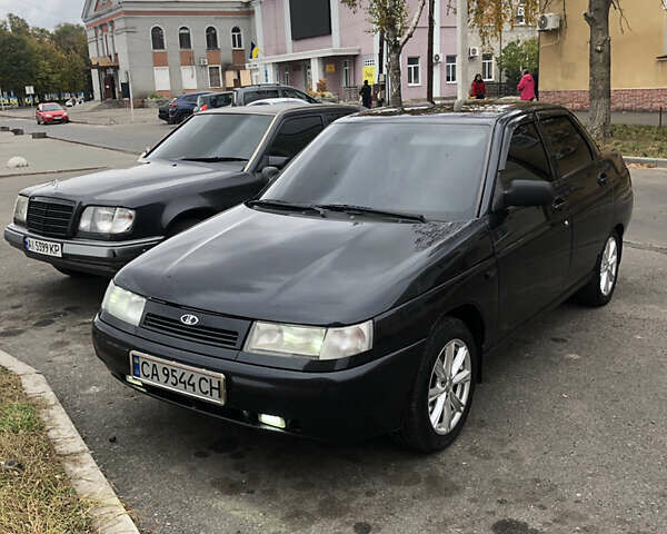 Черный ВАЗ 2110, объемом двигателя 1.6 л и пробегом 153 тыс. км за 3200 $, фото 1 на Automoto.ua