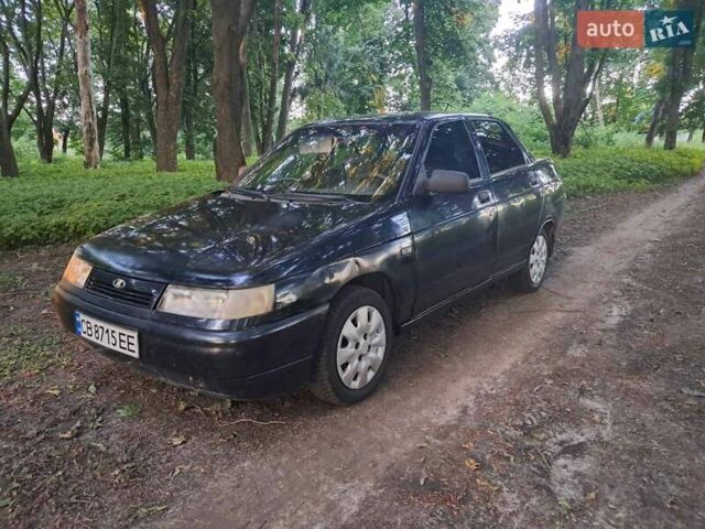 Черный ВАЗ 2110, объемом двигателя 1.6 л и пробегом 200 тыс. км за 1599 $, фото 1 на Automoto.ua