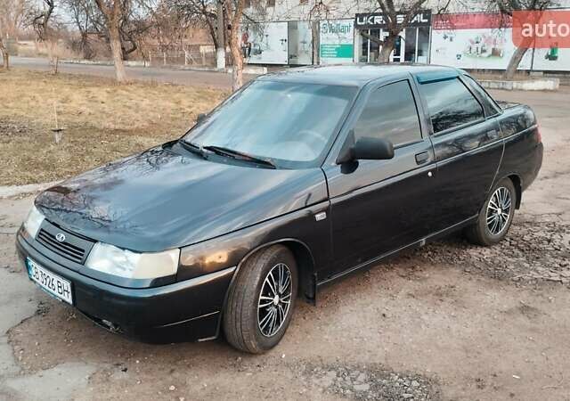 Чорний ВАЗ 2110, об'ємом двигуна 1.6 л та пробігом 180 тис. км за 1600 $, фото 1 на Automoto.ua