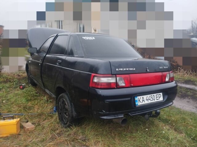Черный ВАЗ 2110, объемом двигателя 1.6 л и пробегом 200 тыс. км за 1350 $, фото 1 на Automoto.ua