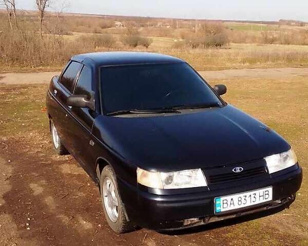 Черный ВАЗ 2110, объемом двигателя 1.6 л и пробегом 182 тыс. км за 3200 $, фото 1 на Automoto.ua