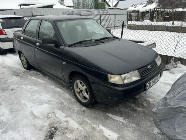 Черный ВАЗ 2110, объемом двигателя 1.6 л и пробегом 170 тыс. км за 1800 $, фото 1 на Automoto.ua