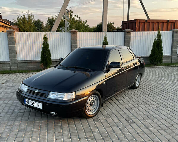 Черный ВАЗ 2110, объемом двигателя 1.6 л и пробегом 77 тыс. км за 4250 $, фото 1 на Automoto.ua
