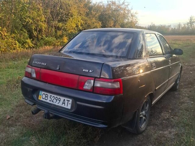 Чорний ВАЗ 2110, об'ємом двигуна 1.6 л та пробігом 136 тис. км за 1522 $, фото 1 на Automoto.ua