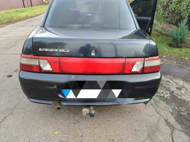 Черный ВАЗ 2110, объемом двигателя 1.6 л и пробегом 20 тыс. км за 1924 $, фото 1 на Automoto.ua